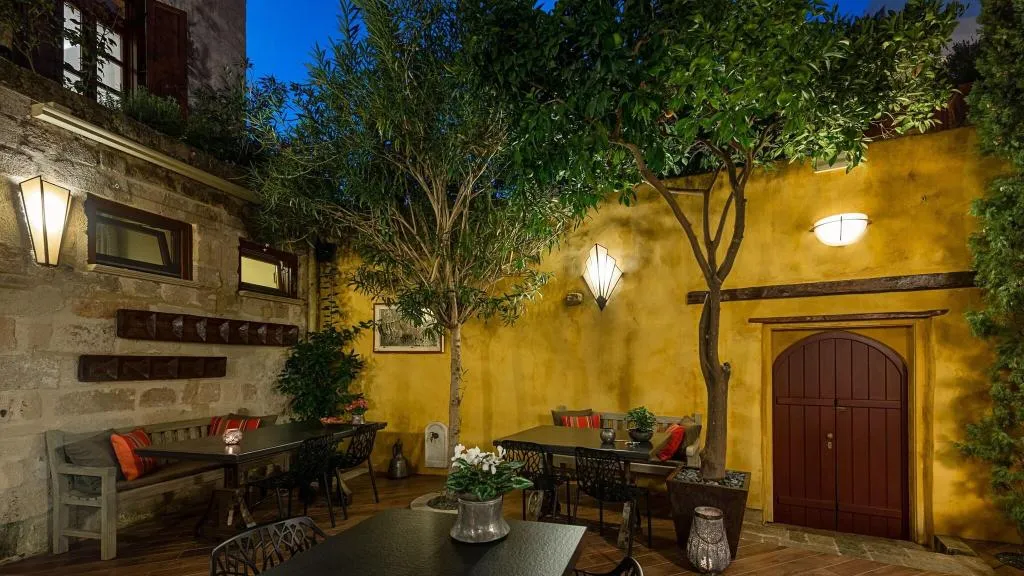 Terrace, Kokkini Porta Rossa, Rhodes