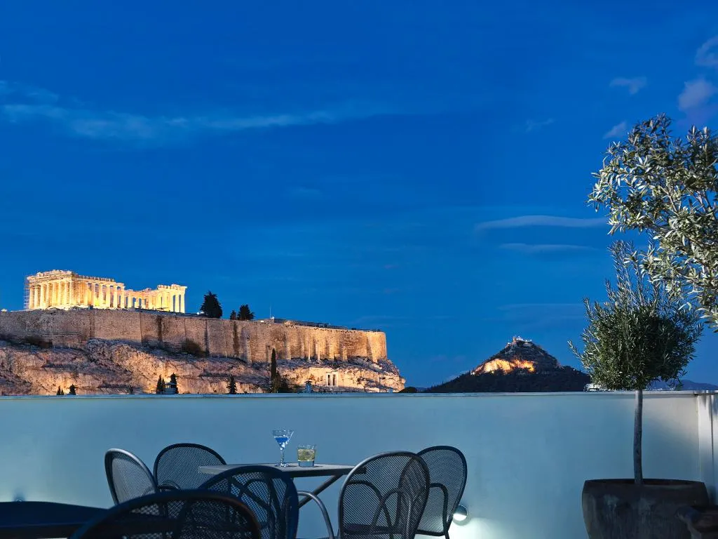 Terrace, Acropolis Hill, Athens