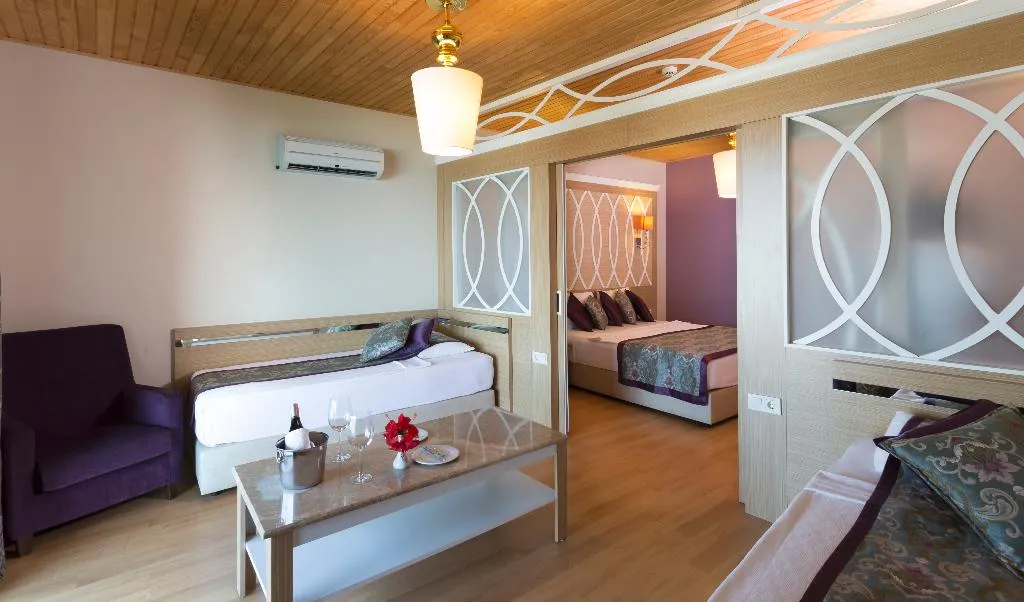 DOUBLE GARDEN VIEW Room, Quattro Family Club Dem Hotel, Antalya