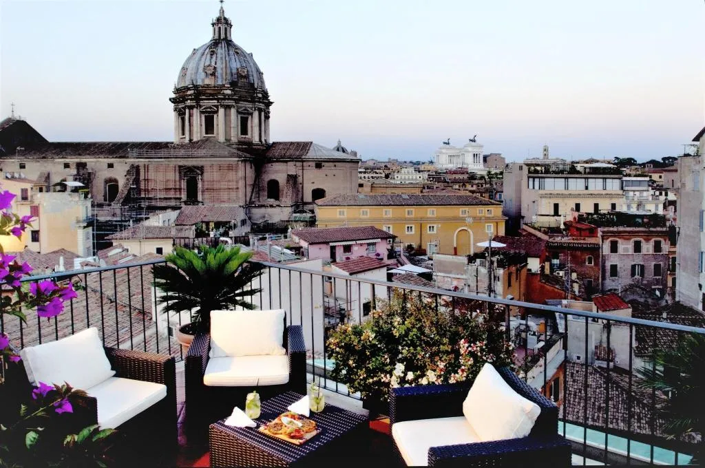 Terrace, Boutique Hotel Campo de Fiori, Rome