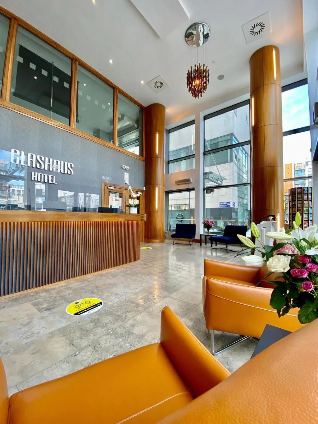 Lobby, Glashaus Hotel, Dublin