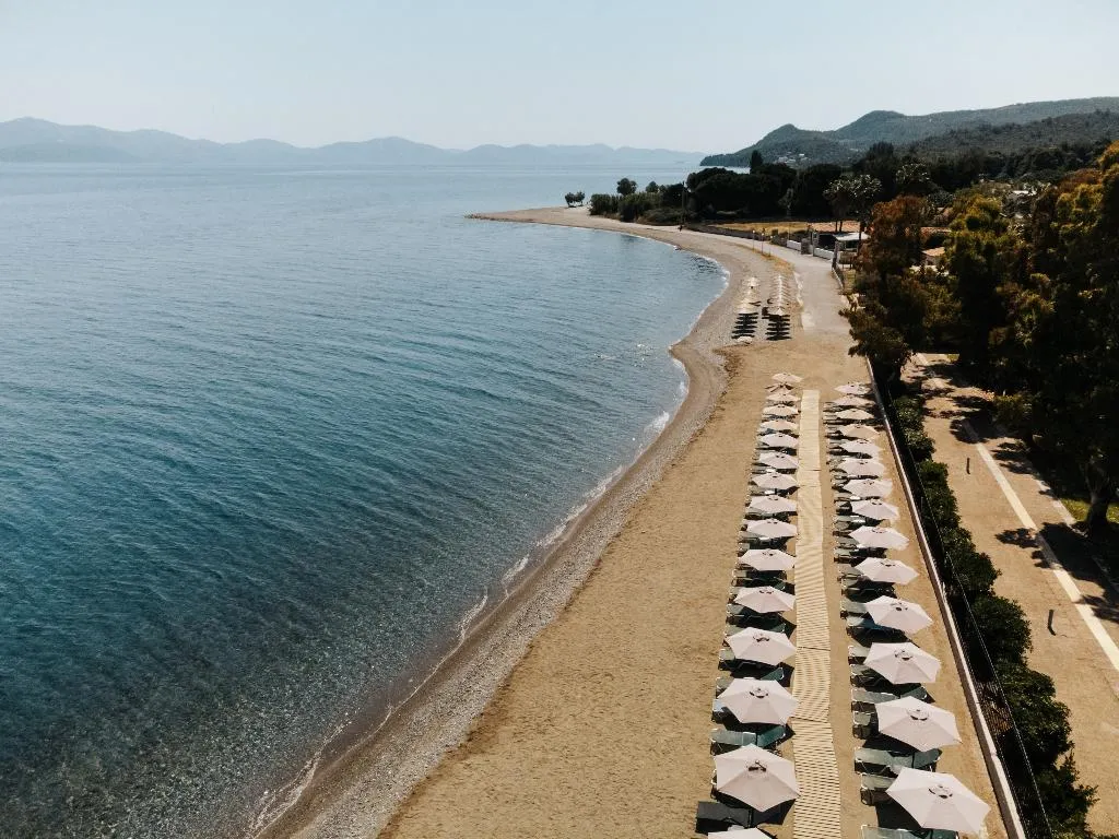 Beach, Calamos Beach Family Club Hotel, Athens