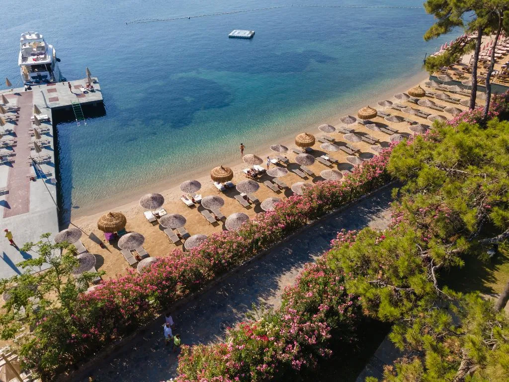 Beach, Grand Yazici Club Turban Thermal Hotel, Dalaman