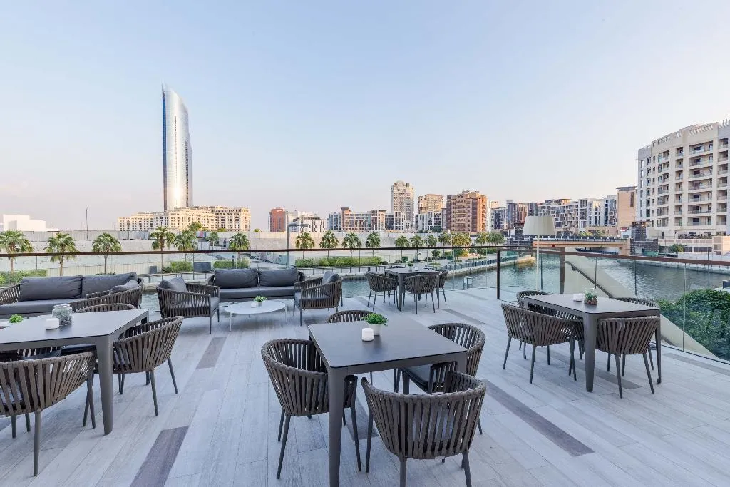 Terrace, Pavilion Hotel Al Jaddaf - Managed By Nooa, Dubai