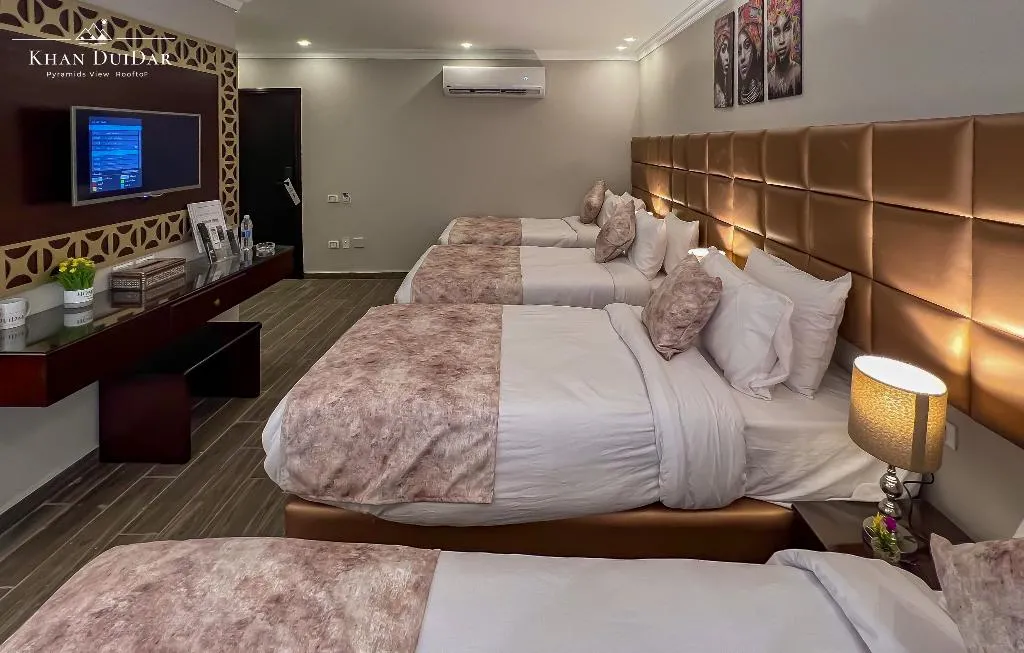 QUADRUPLE ONE BEDROOM ONE BATHROOM Room, Khan Duidar Inn - Pyramids View Rooftop, Cairo