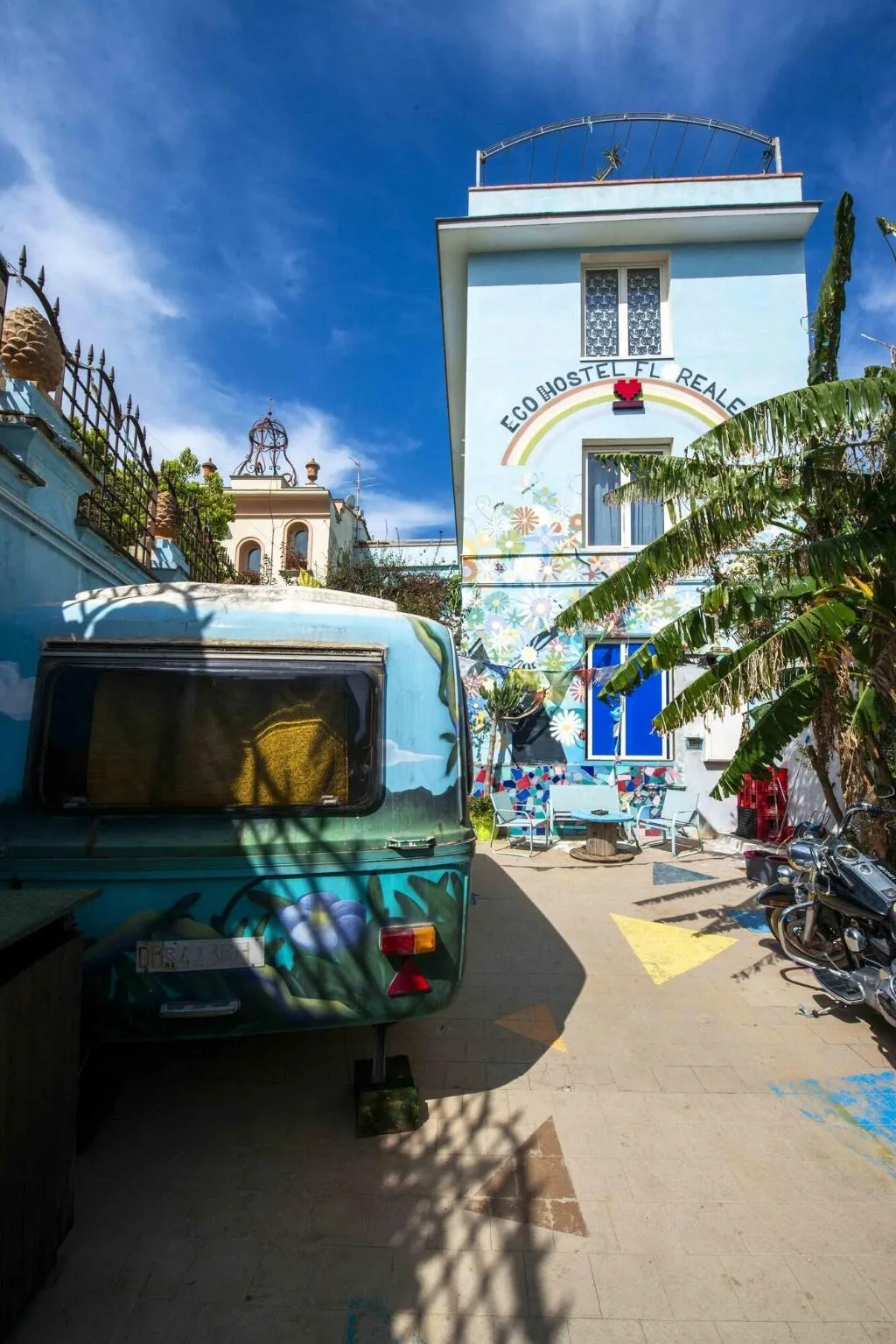 Terrace, Eco Hostel Floreale, Naples