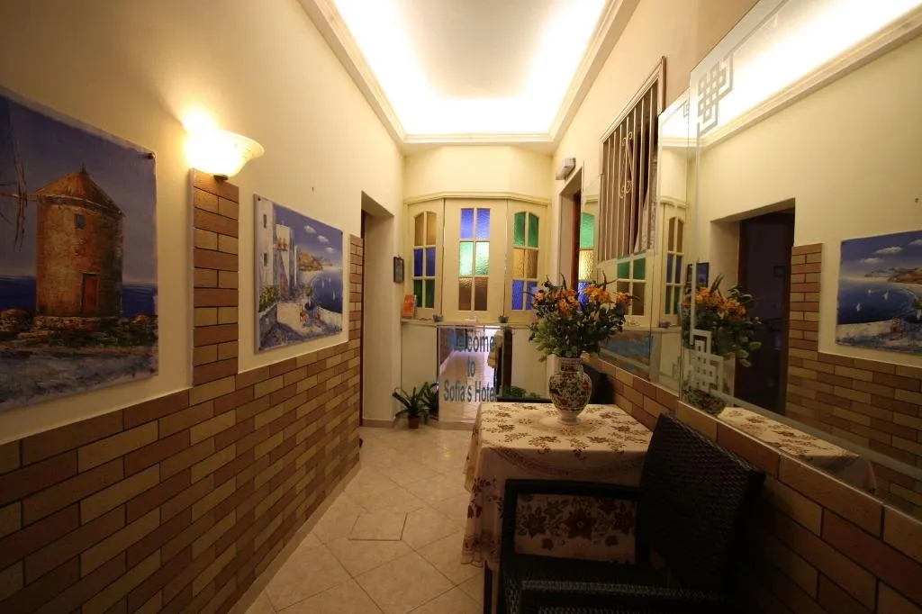 Lobby, Sofia Pension, Rhodes