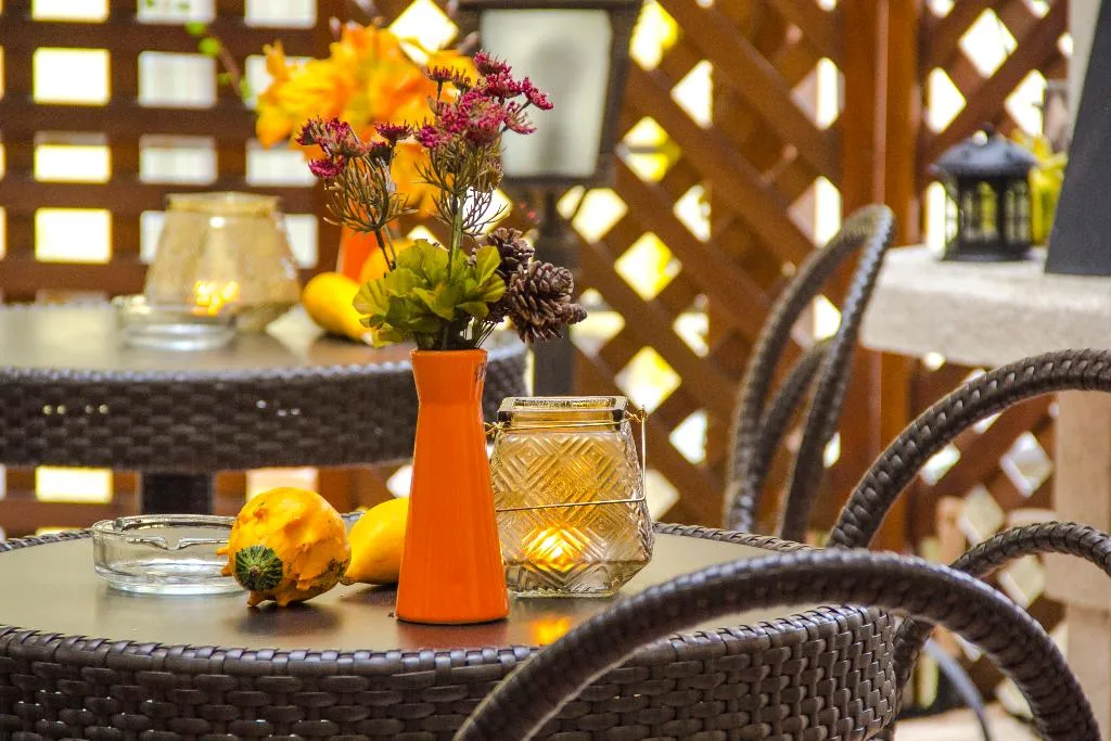Terrace, Boutique Hotel Seven Days Prague, Prague