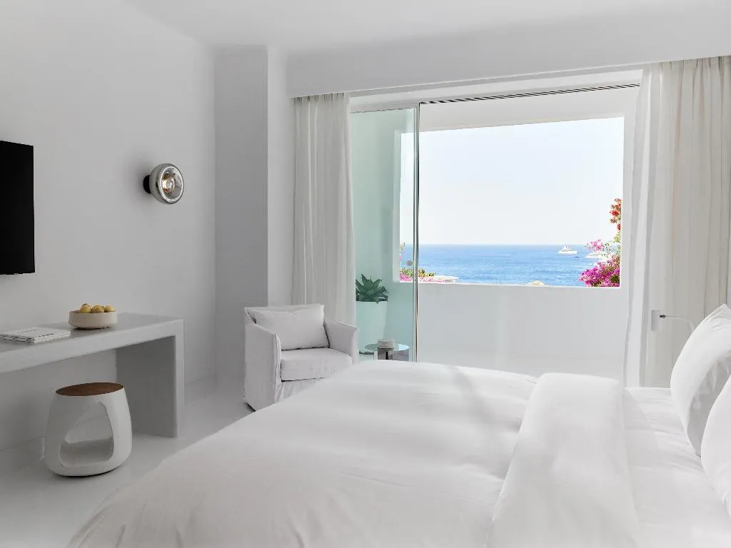 BUNGALOW DELUXE SEA VIEW Room, Mykonos Blu, A Resort to Live, Mykonos