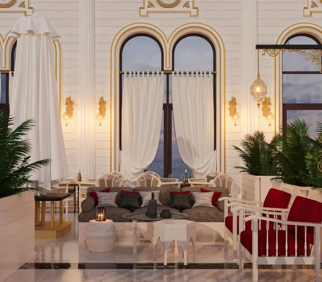 Terrace, Mardan Palace, Antalya