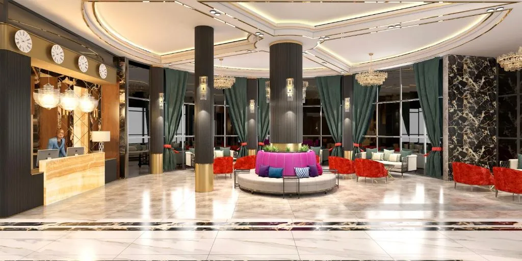 Lobby, Grand Uysal Beach Hotel, Antalya
