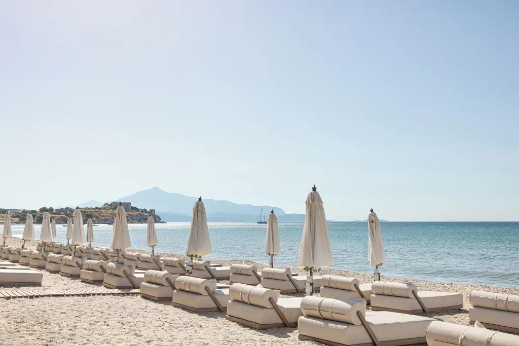 Beach, Doryssa seaside resort, Samos