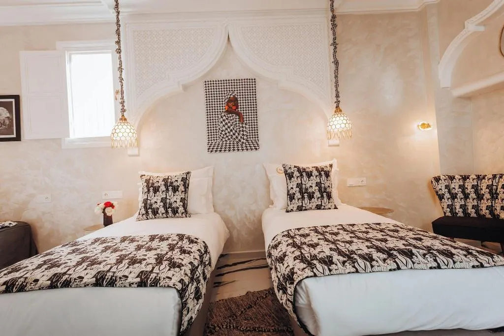 JUNIOR SUITE KING SIZE BED Room, Riad Andalla Spa, Marrakech