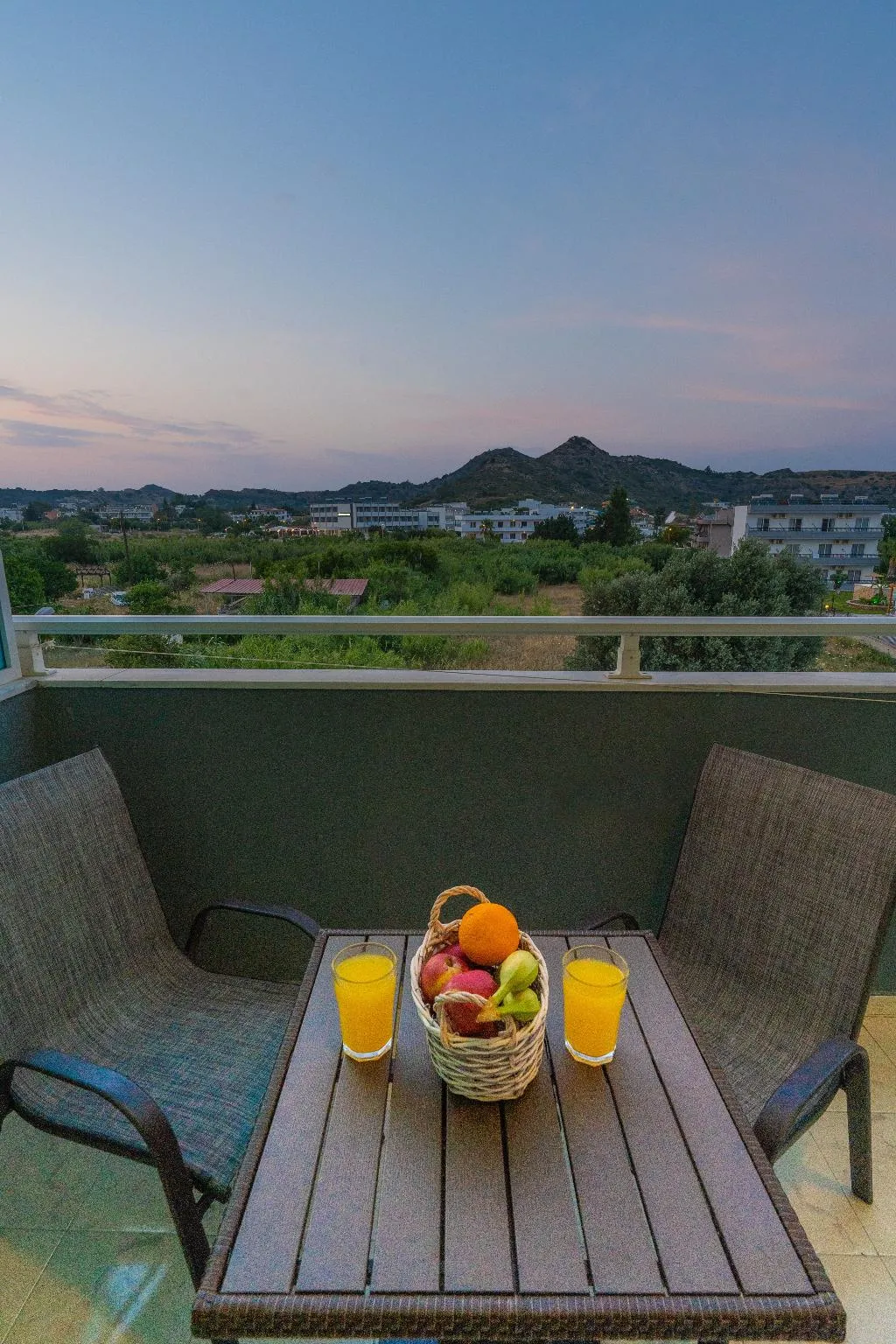 Terrace, Grecian Fantasia Resort, Rhodes
