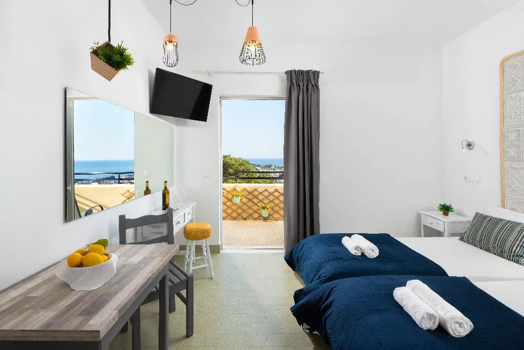 Double or Twin SEA VIEW Room, Pefkos View Suites & Maisonette, Rhodes