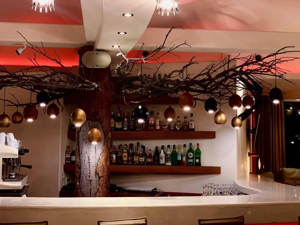 Bar, Villa Manos, Santorini
