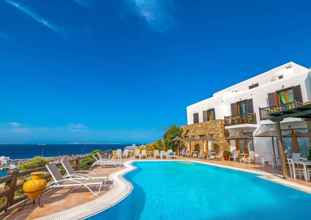 General view, Paradision, Mykonos