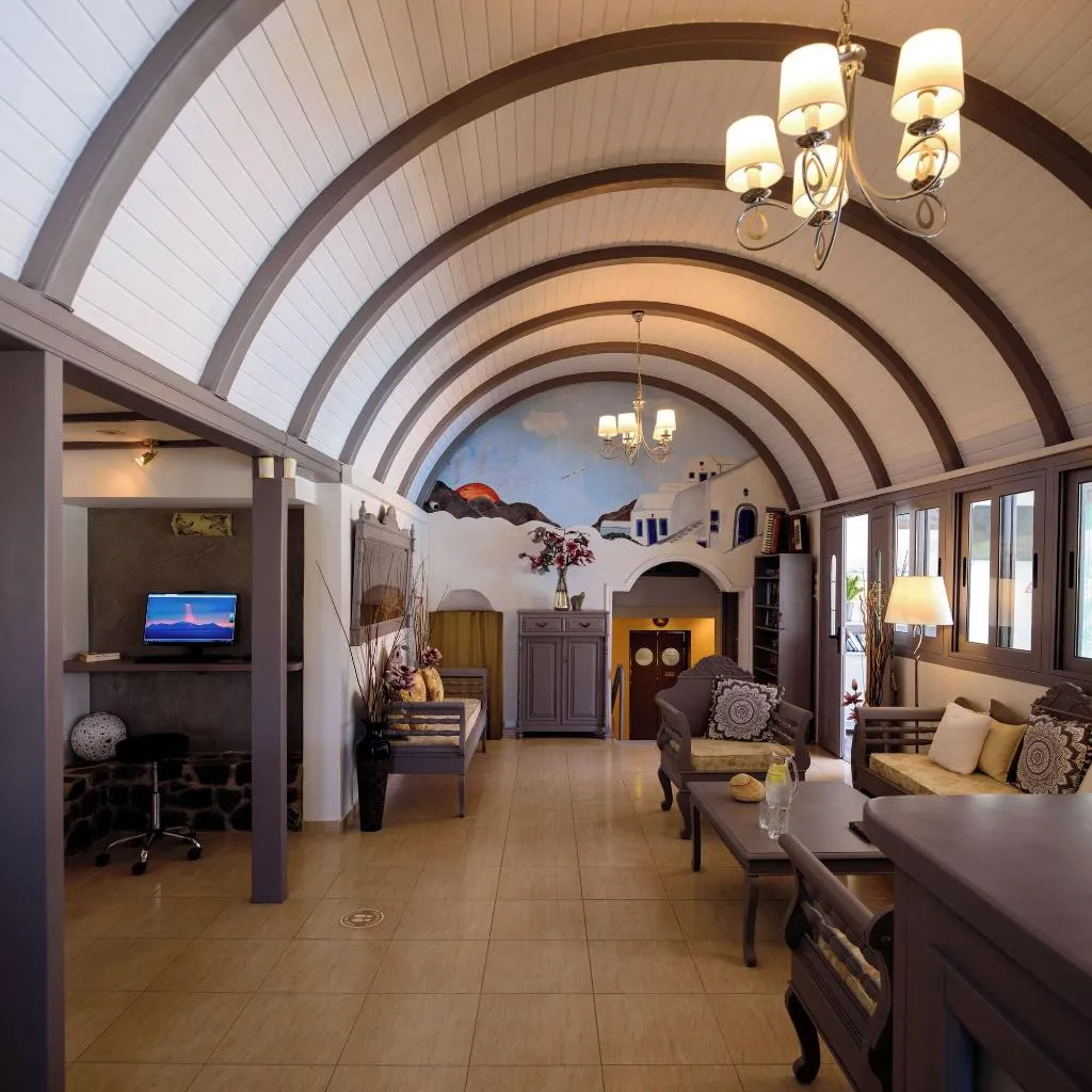 Lobby, Smaragdi Hotel, Santorini