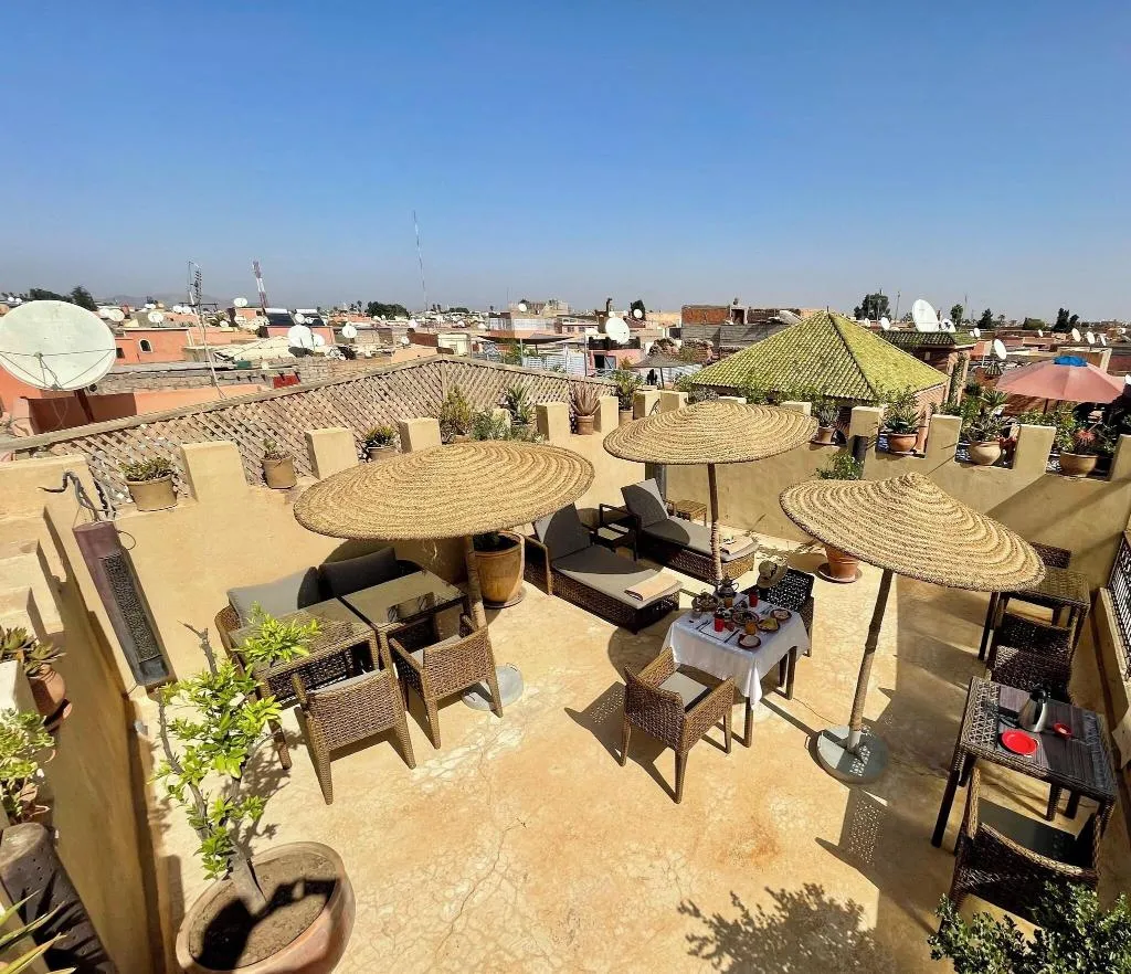Terrace, Riad Dar Massai, Marrakech