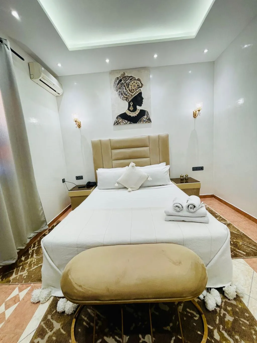JUNIOR SUITE DELUXE KING BED Room, Riad Douirtna, Marrakech