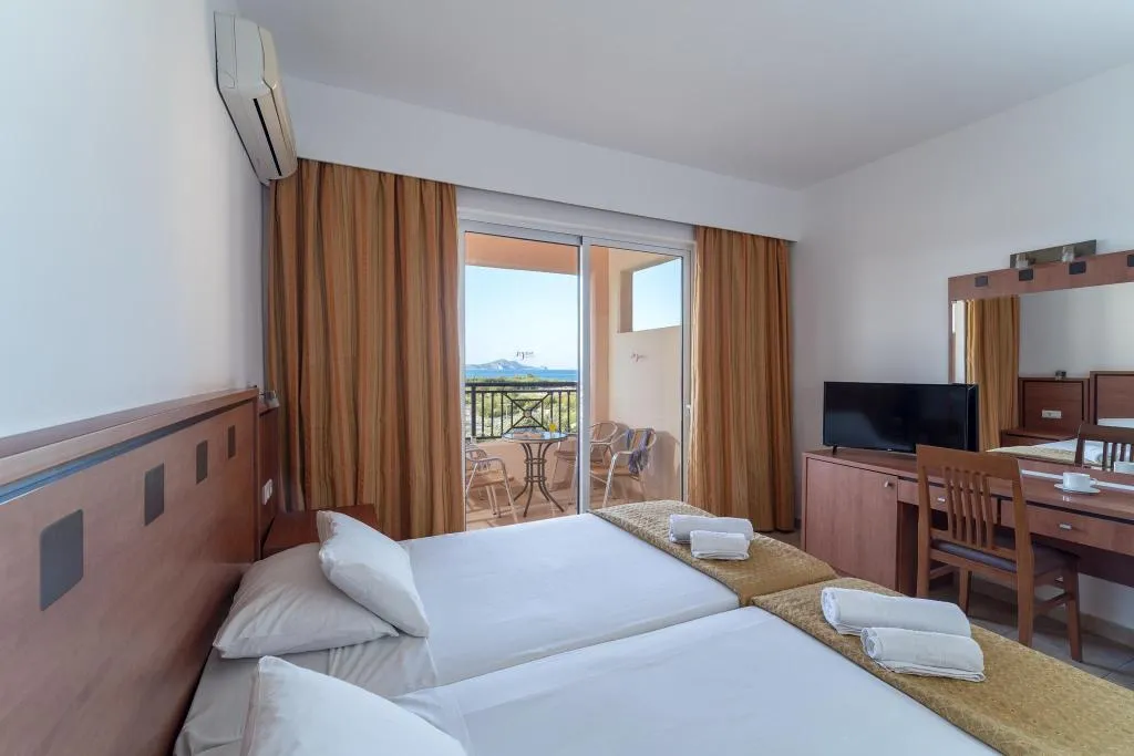 DOUBLE CLASSIC SEA VIEW Room, Myrina Beach, Rhodes