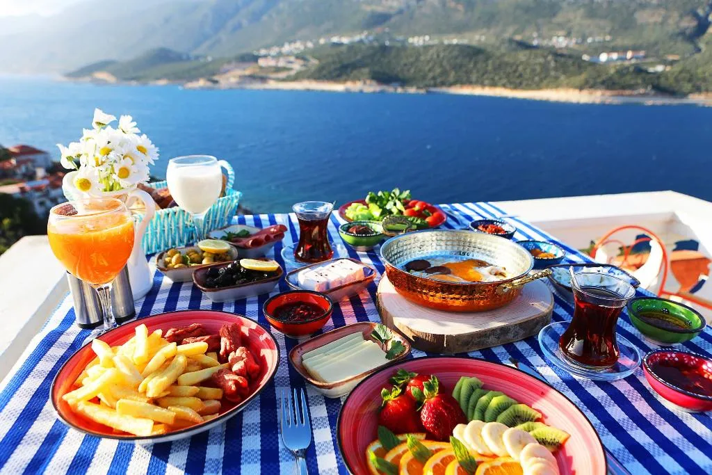 Restaurant, Düsler Evim Kas, Dalaman