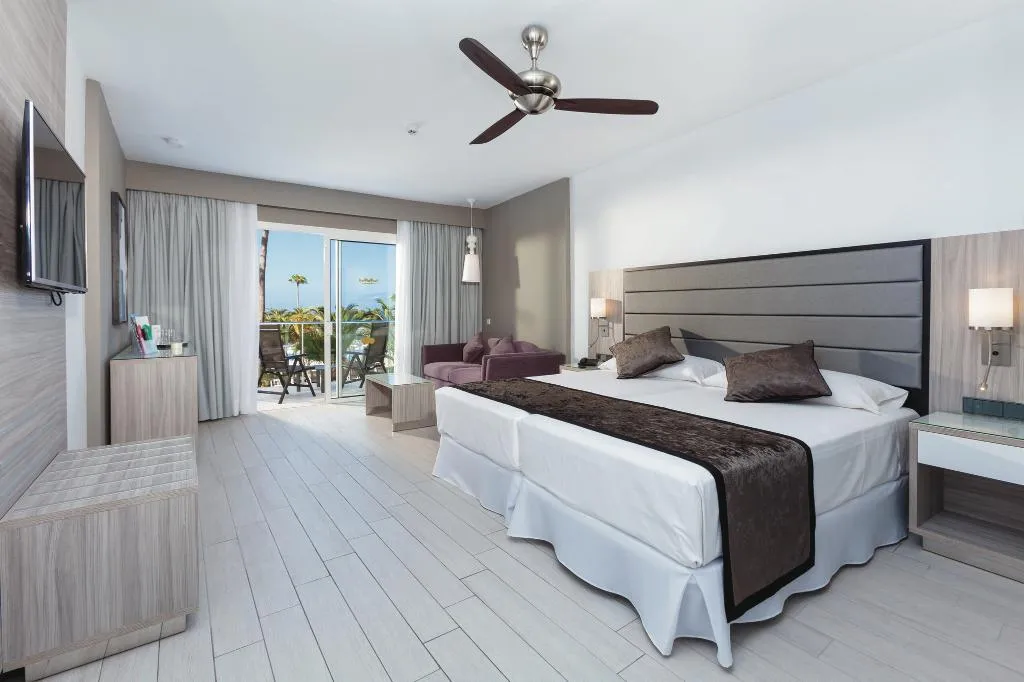 Double or Twin SIDE SEA VIEW WITH BALCONY Room, Hotel Riu Palace Tenerife, Tenerife
