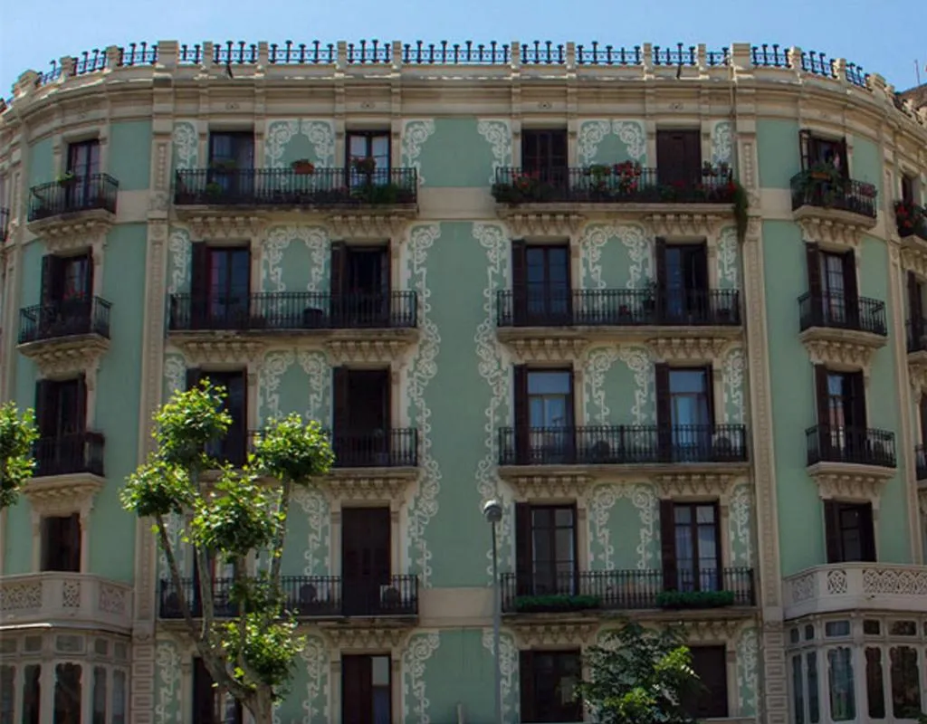 Terrace, Hostalin Barcelona Diputación, Barcelona