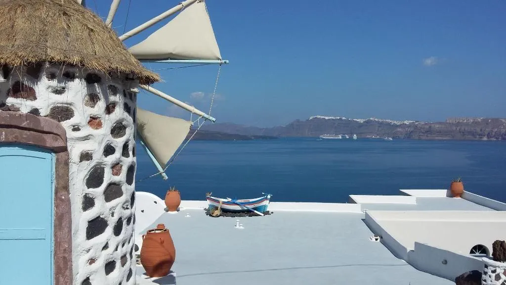 General view, Kokkinos Villas, Santorini