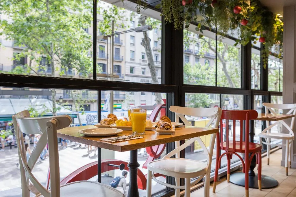 General view, Royal Ramblas, Barcelona