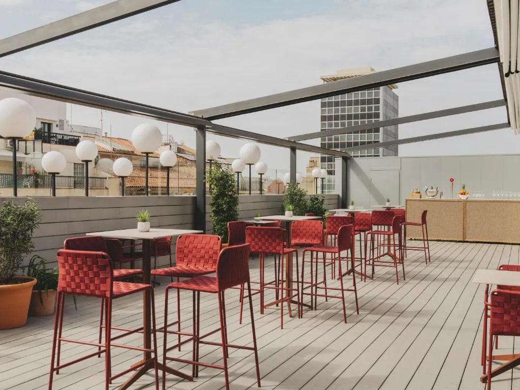 Terrace, Catalonia Boulevard, Barcelona