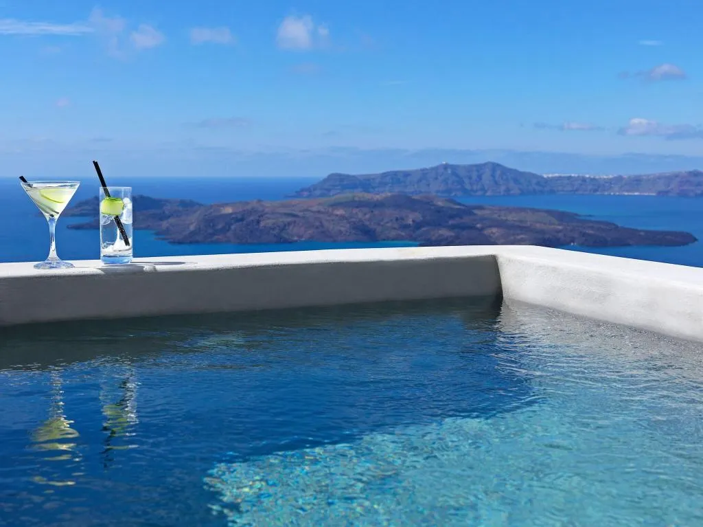 DOUBLE SEA VIEW HONEYMOON Room, Lilium Hotel, Santorini