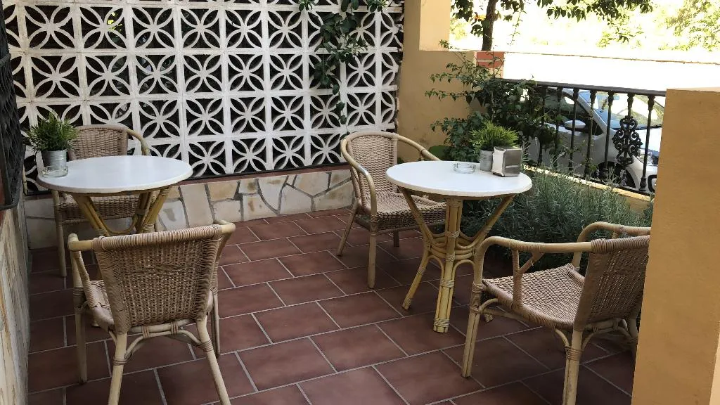 Terrace, Moscatel Hostal, Costa Del Sol