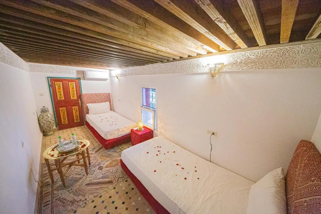TWIN TWO BEDROOMS ONE BATHROOM Room, Riad Rayhana Fes, Fez