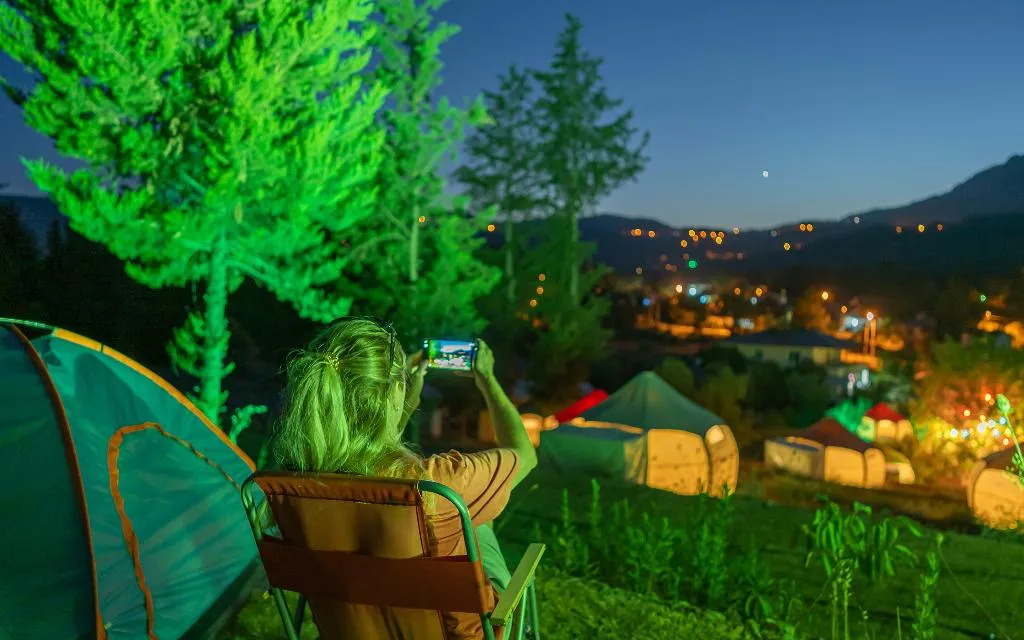 MOBILE HOME MOUNTAIN VIEW Room, Chingene Glamping, Antalya