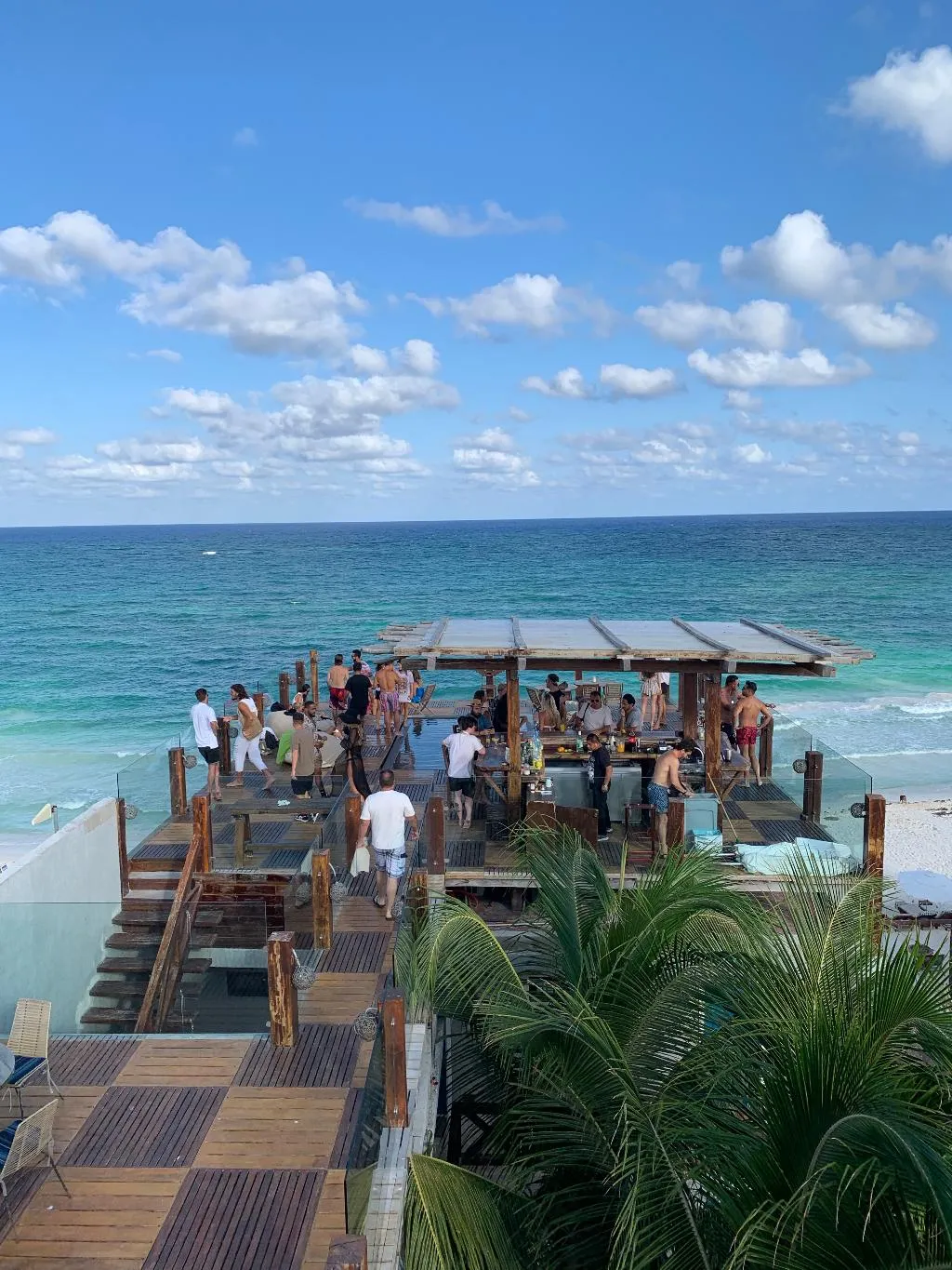 Terrace, Hotelito Azul, Cancun Area