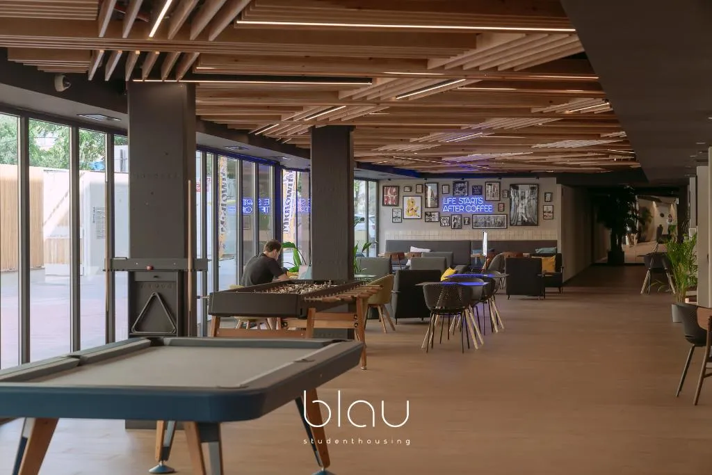 General view, Blau Student Housing, Barcelona