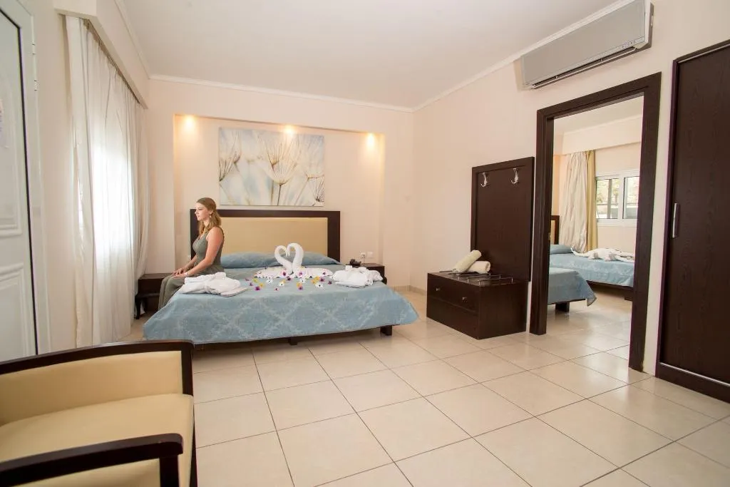 FAMILY ROOM SEA VIEW Room, Aegean View Aqua Resort, Kos