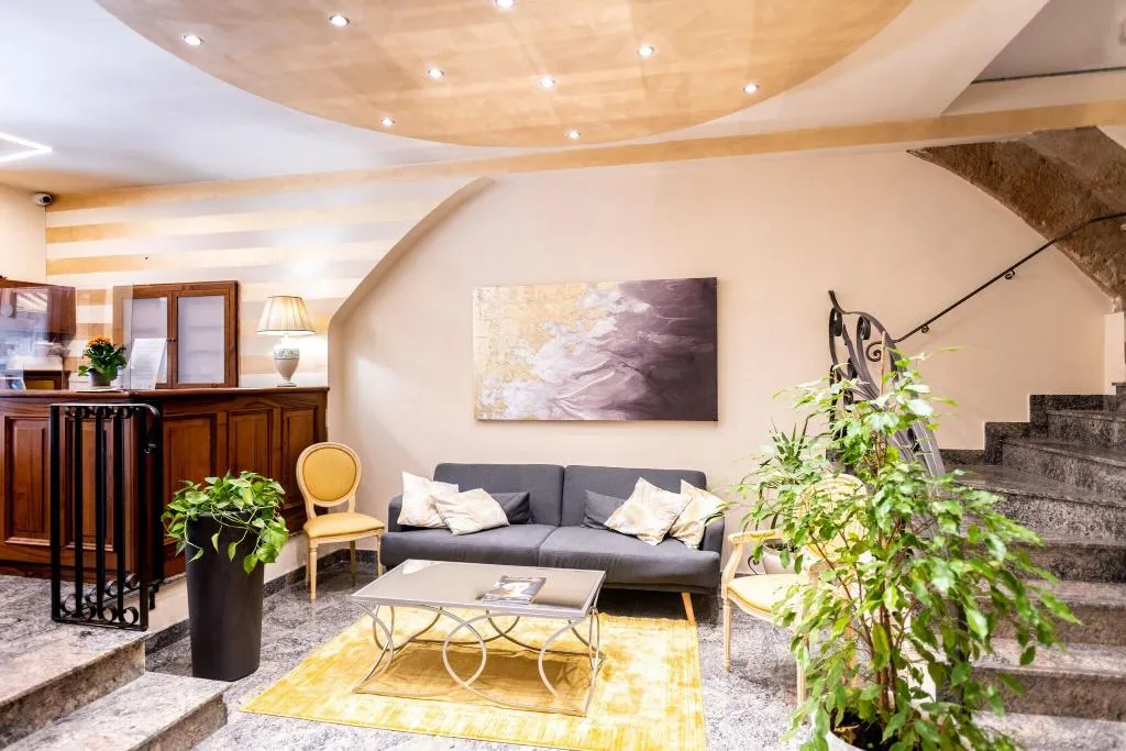 Lobby, Hotel Corso, Perugia