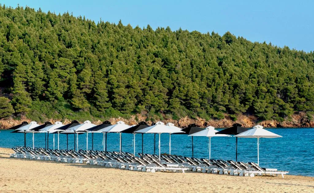 Beach, Avaton Luxury Beach Resort Relais & Chateau, Thessaloniki