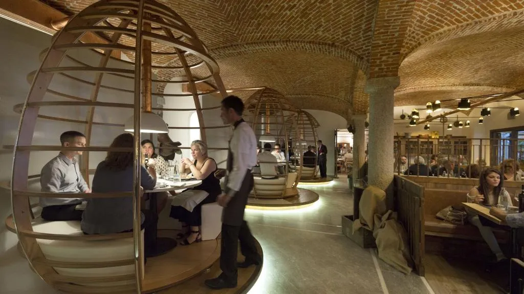 Restaurant, Grand Hotel Dino, Milan