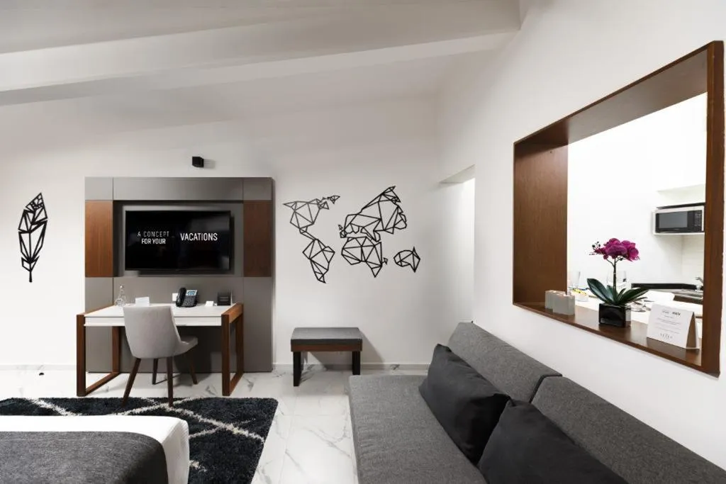 STUDIO DELUXE KING BED Room, Seven Boutique Apartments Cancún, Cancun Area