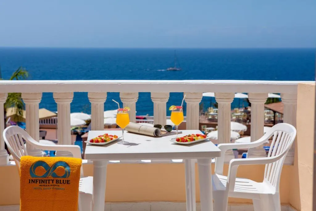 Terrace, Bahia Flamingo, Tenerife