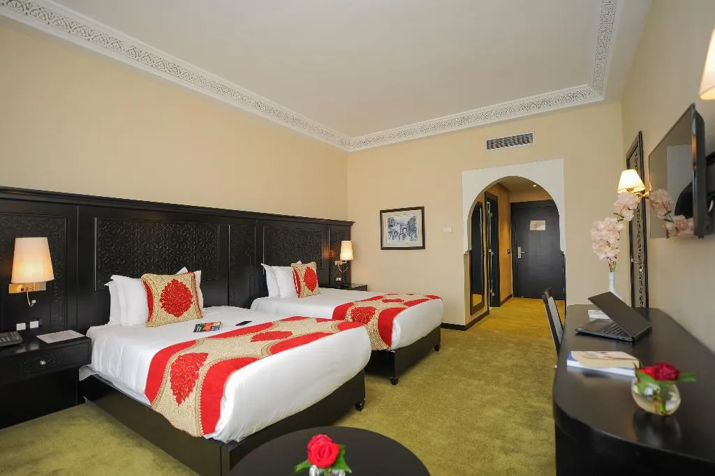 Double or Twin SUPERIOR POOL VIEW Room, Riad Ennakhil Hotel & SPA, Marrakech