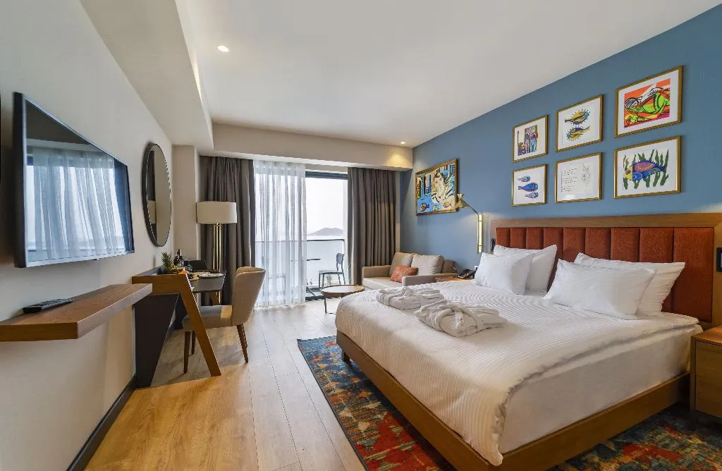 DOUBLE SINGLE USE DELUXE SEA VIEW Room, Sundia By LibertyExclusive Fethiye- Adults Only+16, Dalaman