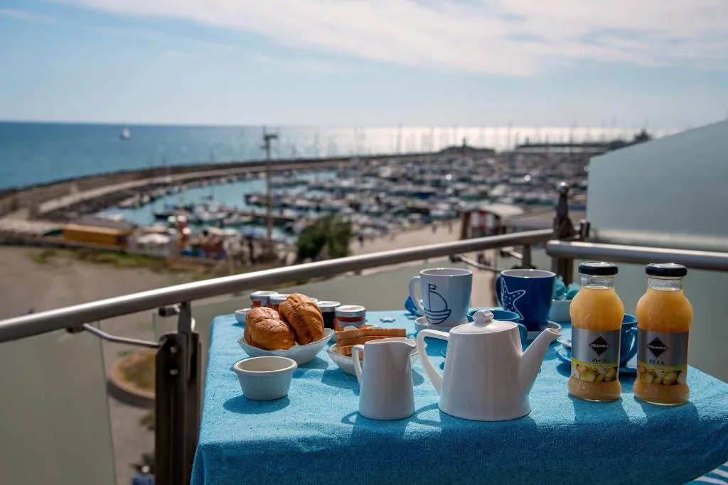 Double or Twin SEA VIEW WITH BALCONY Room, Smy Aran Blu Roma Mare, Rome