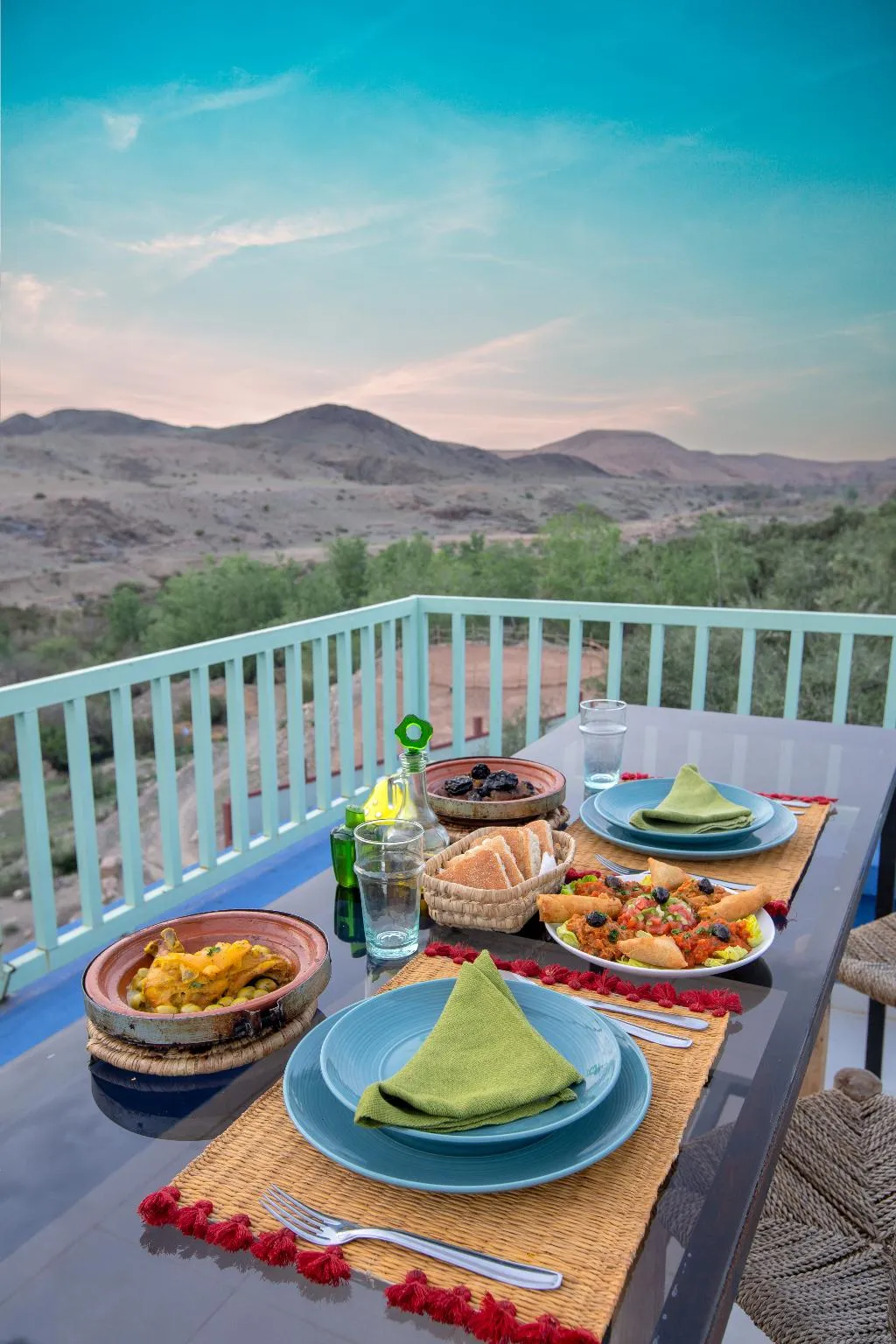 Terrace, La Fattoria Ecolodge, Marrakech