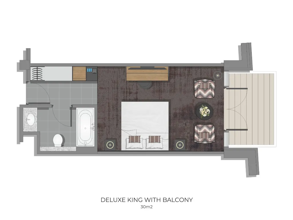 DOUBLE DELUXE Room, The Spencer Hotel, Dublin