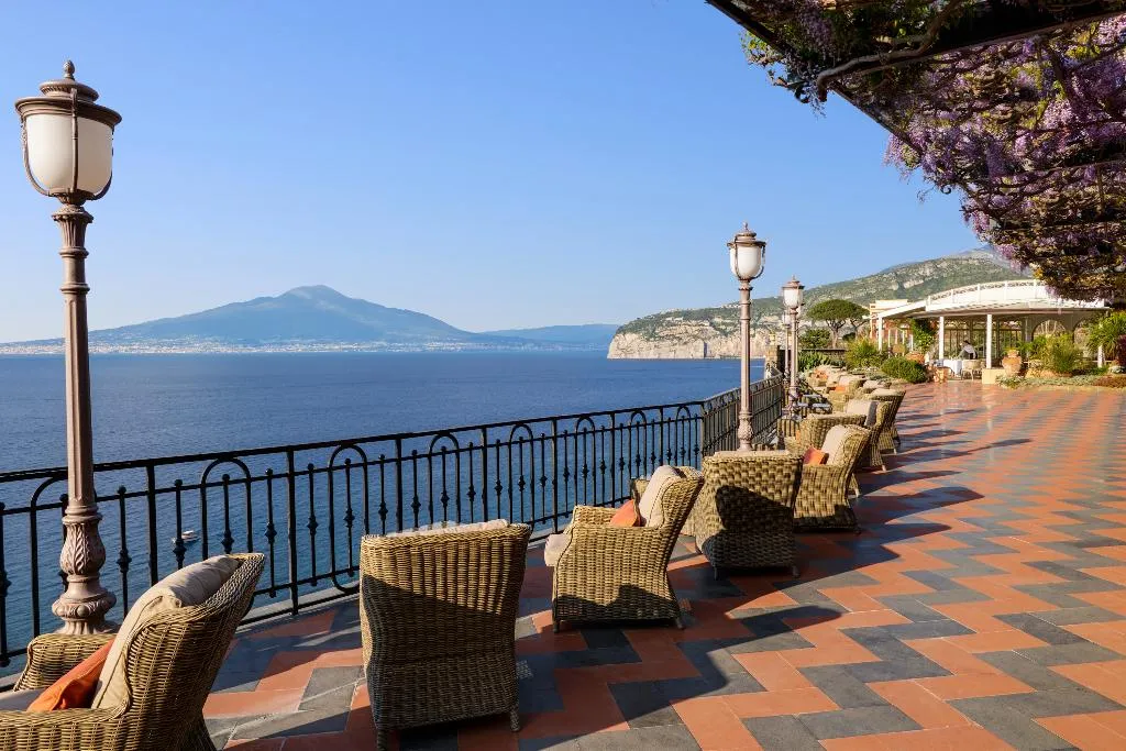 Restaurant, Grand Hotel Royal, Naples