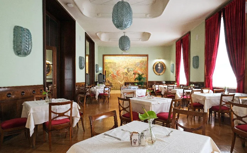 Restaurant, Bettoja Hotel Mediterraneo, Rome